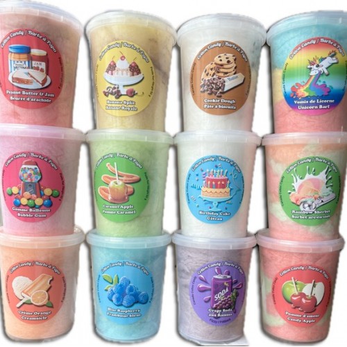 Cotton Candy - Canada Cotton Candy - Assorted Flavors