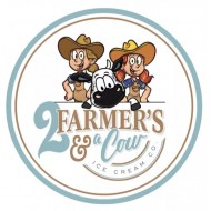  Ice Cream - 2 Farmers and a Cow - Coffee & Oreo - 16 oz