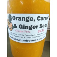 Orange Carrot and Ginger Soup