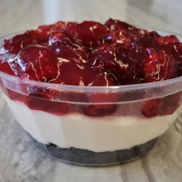 Individual Homemade Raspberry Oreo Cheesecake